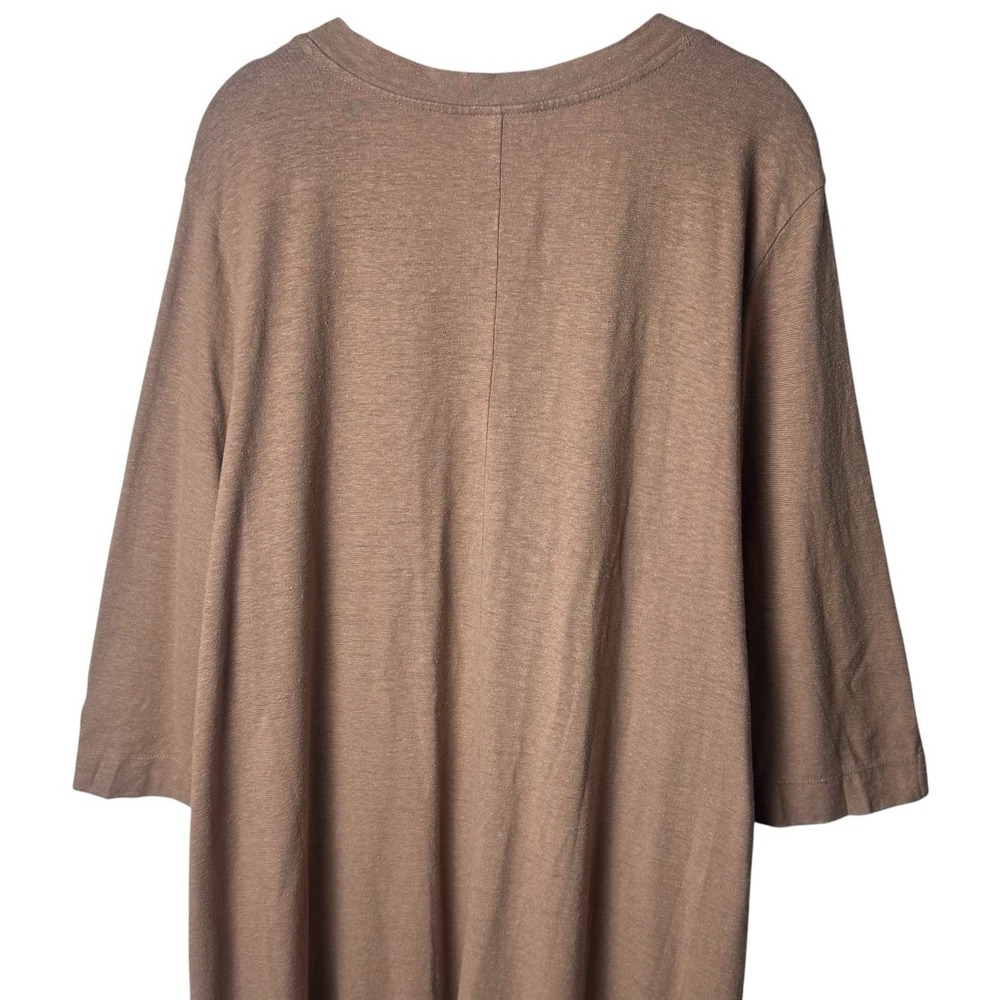 J. Jill Pure Jill Hemp Organic Cotton Longline Duster Tan Cardigan Capsule XL - Picture 6 of 11